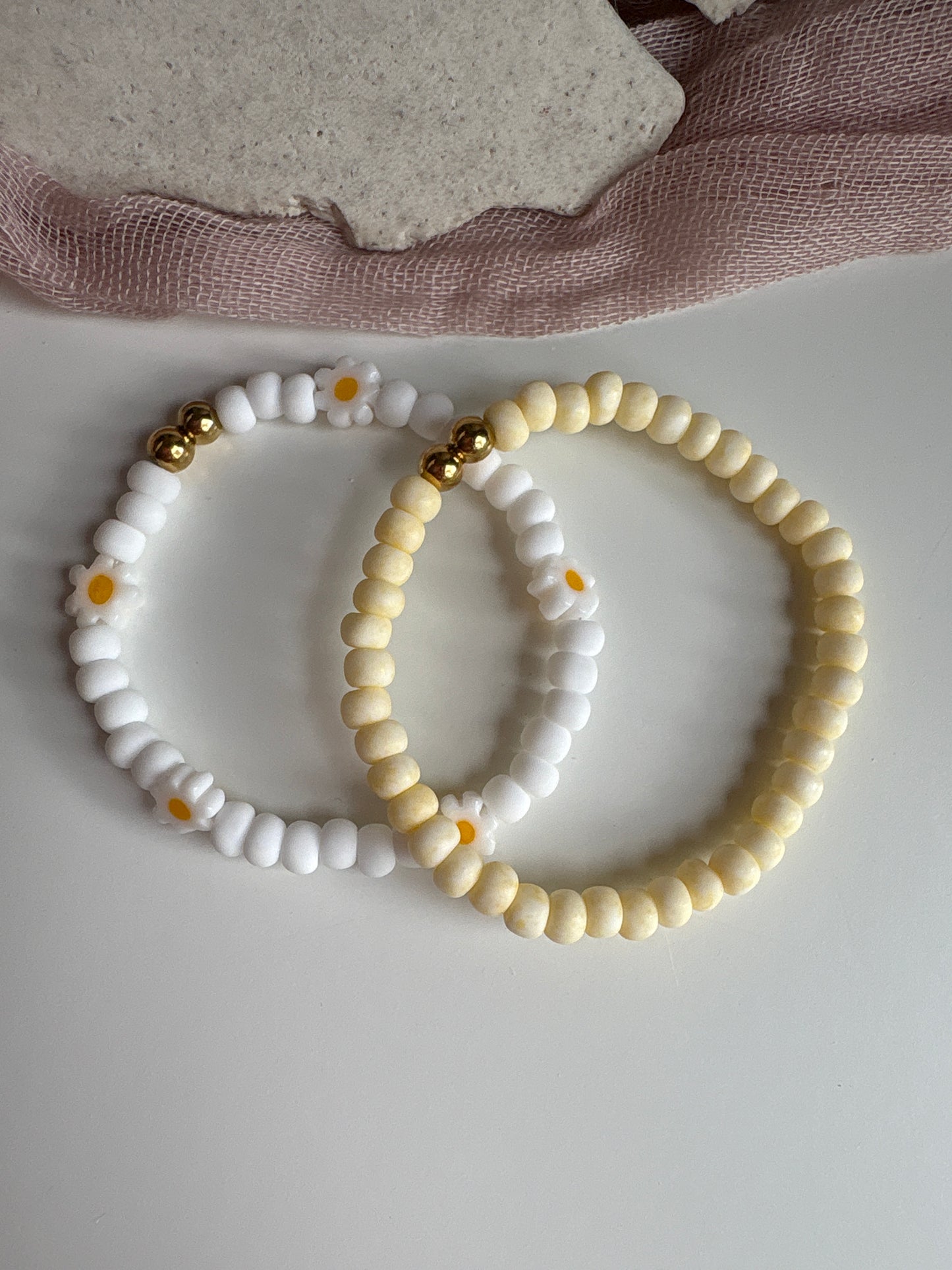 Kids - Daisy Beaded Bracelet