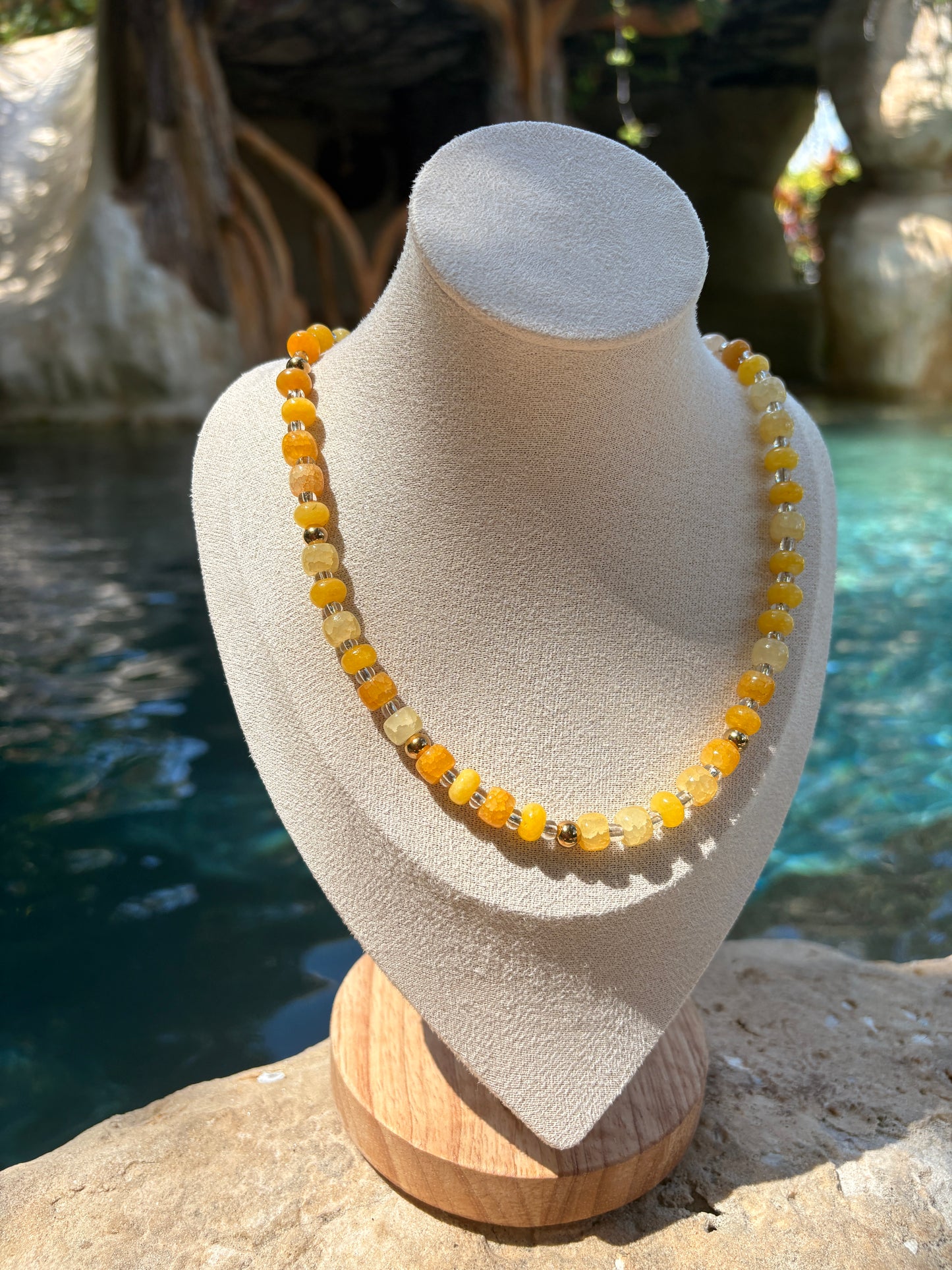 Sunshine Beaded Necklace