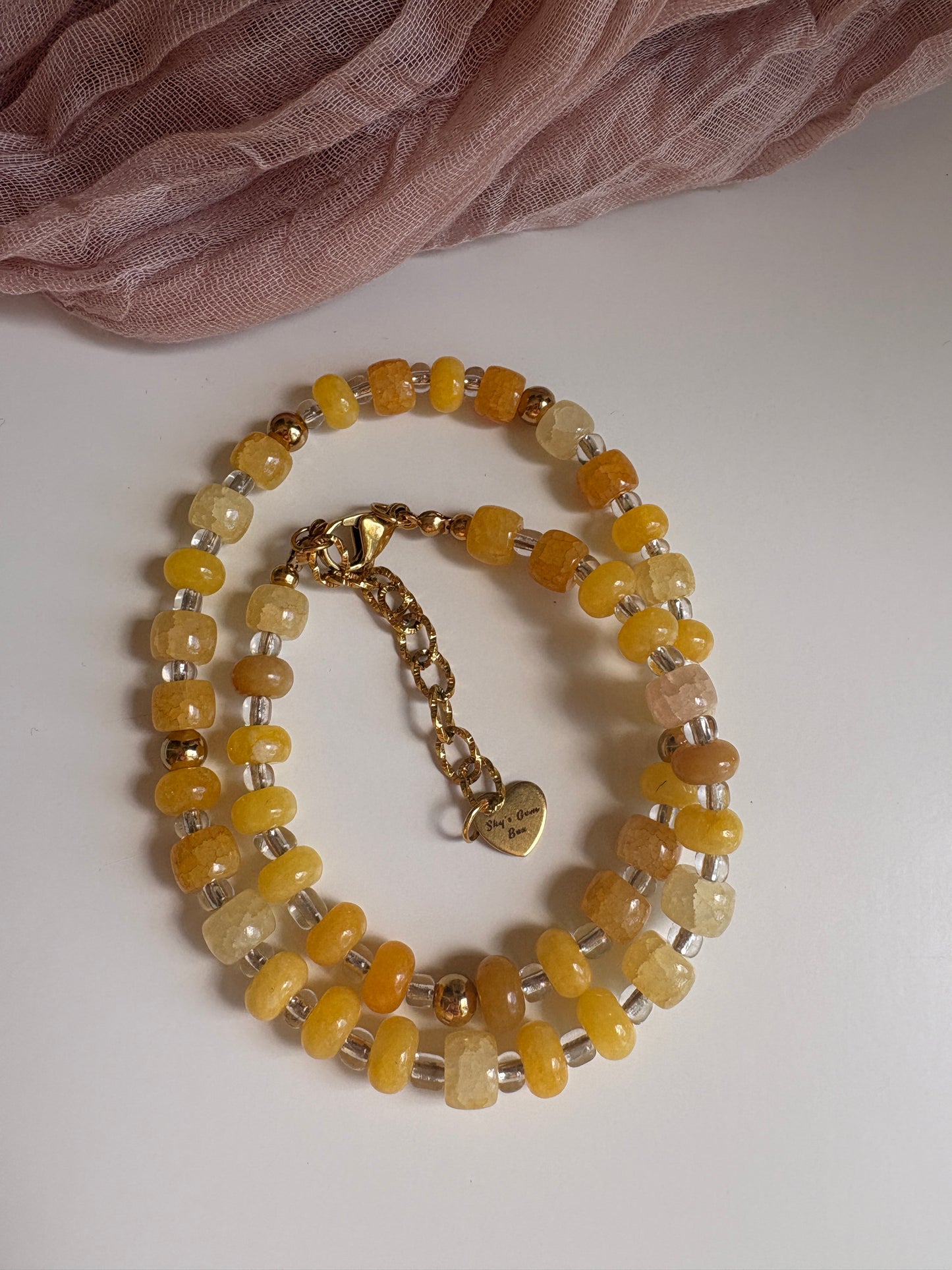 Sunshine Beaded Necklace