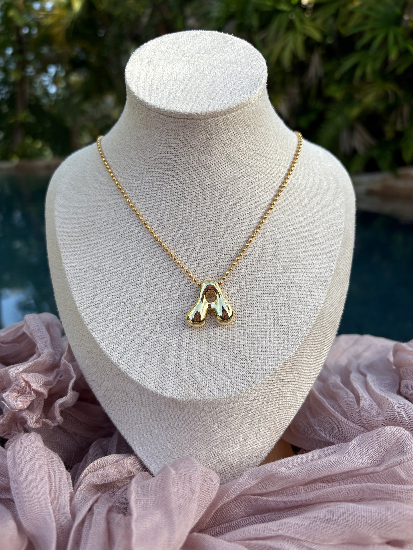 Bubble Letter Necklace