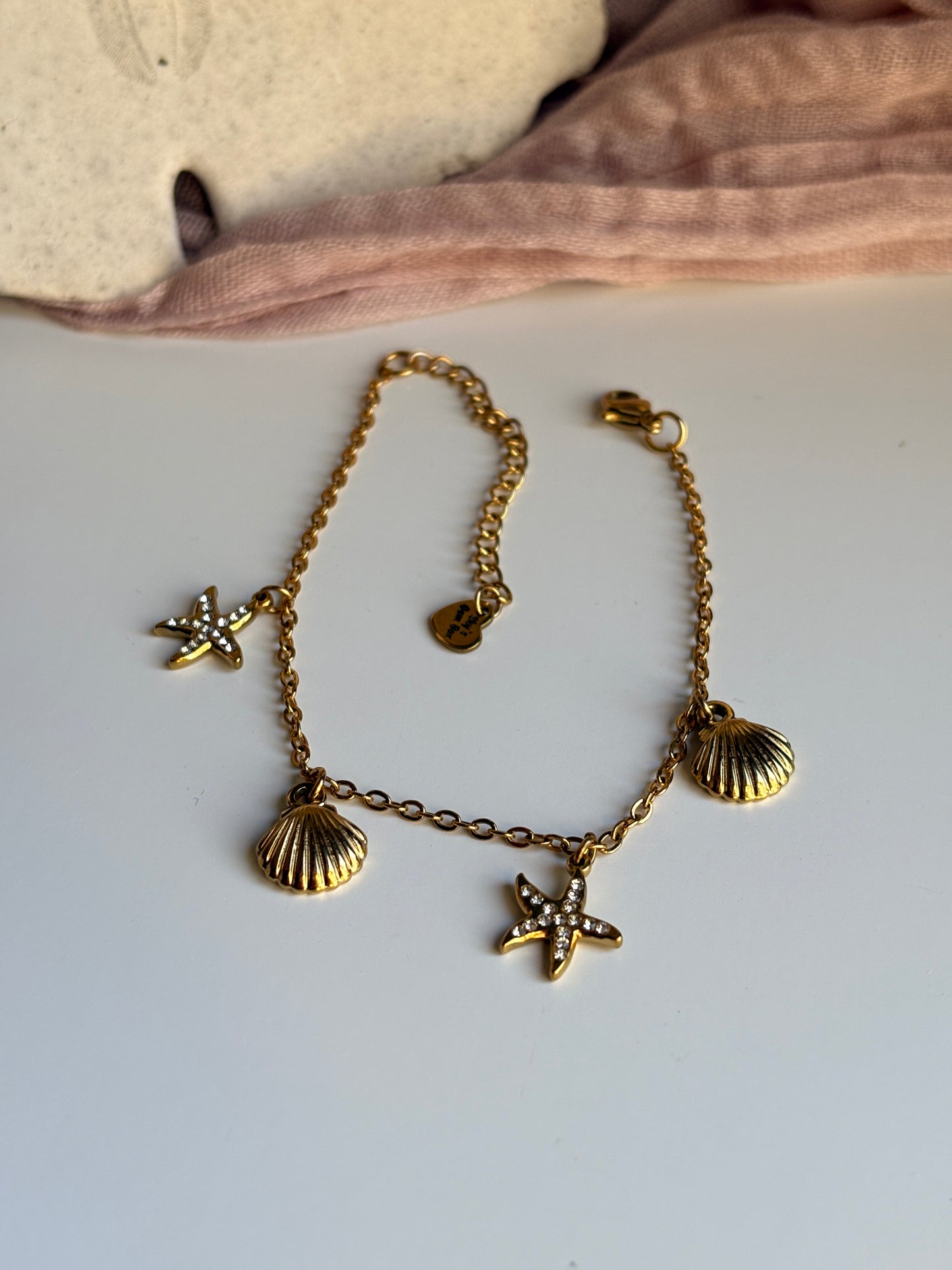 Dainty Nautical Charm Bracelet
