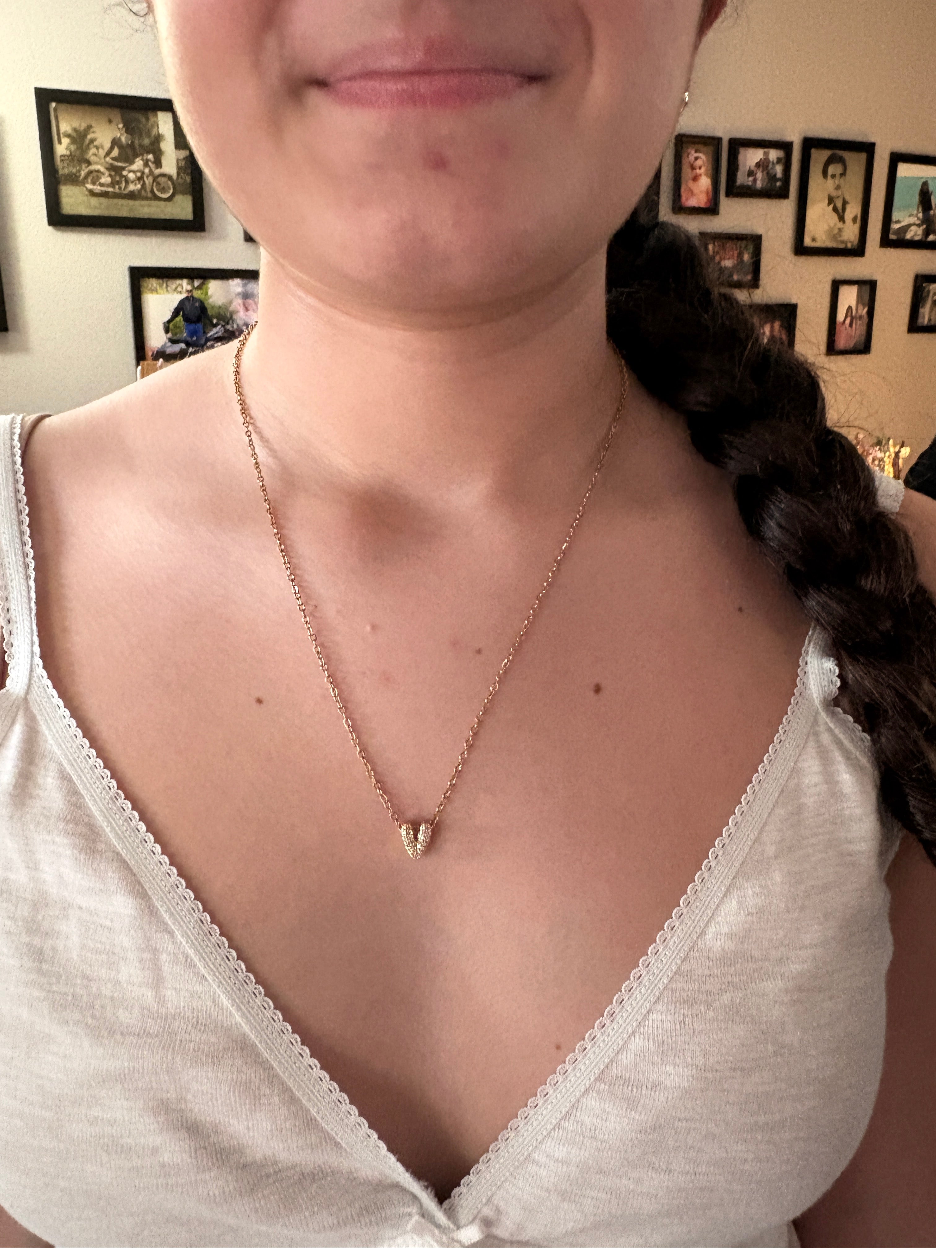 Mini CZ Bubble Letter Initial - Sky’s Gem Box