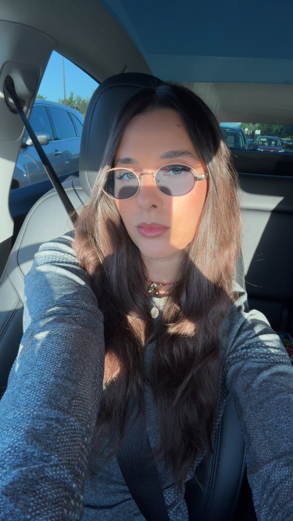 Bubble Letter Necklace on adjustable cord