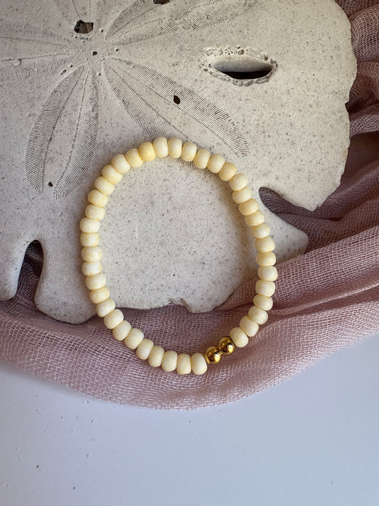 Kids- Matte Yellow Bracelet
