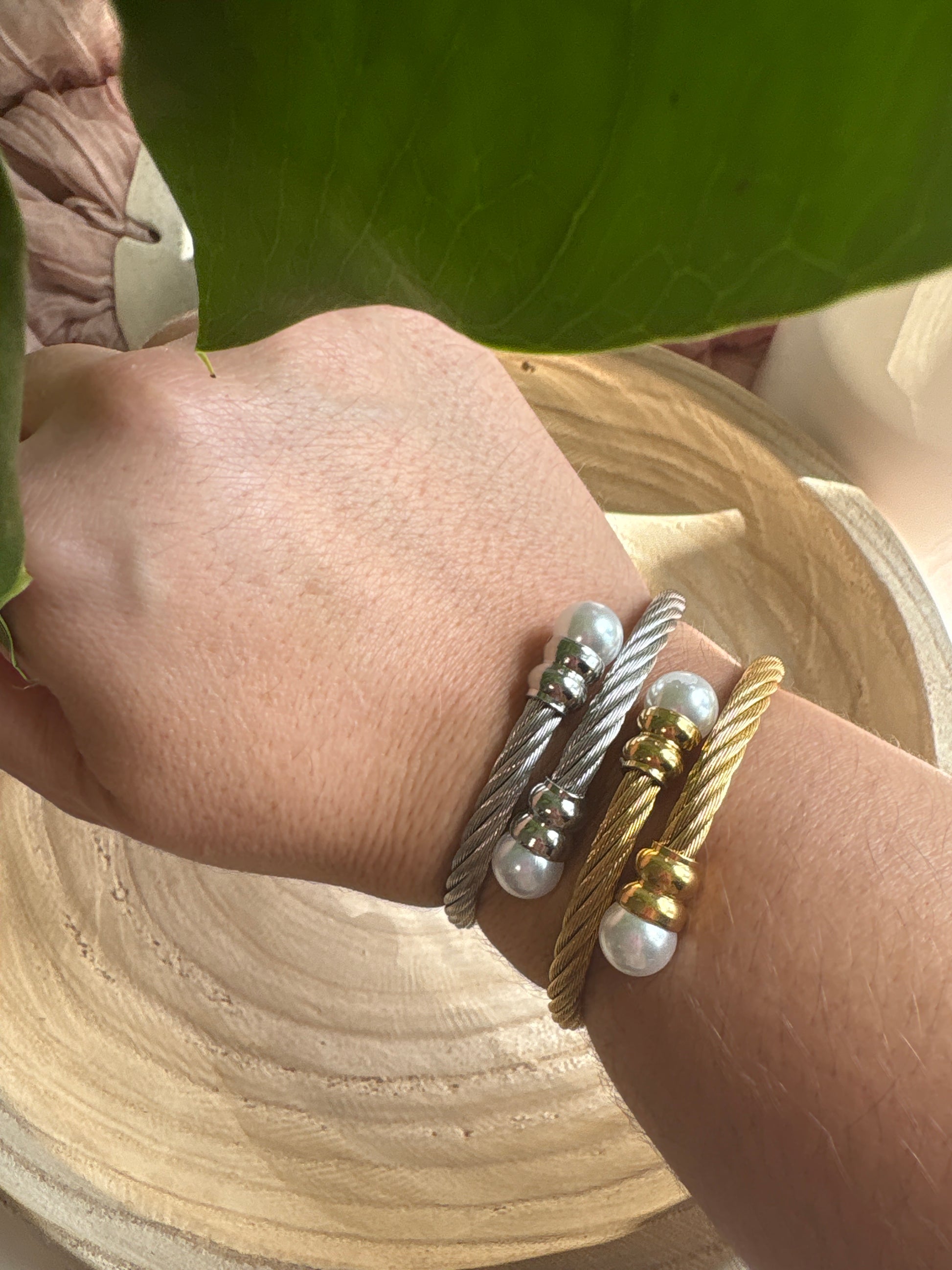 Stainless steel wrap style Bracelet - Sky’s Gem Box