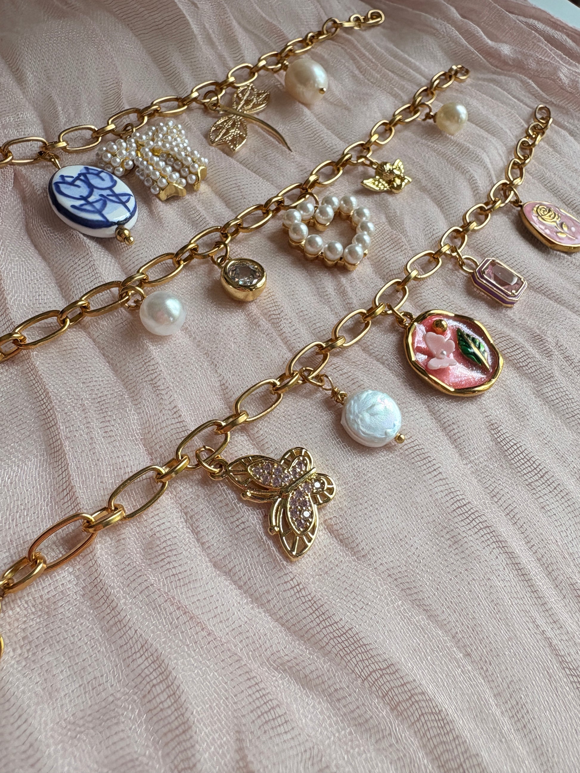 Pick your Charm Bracelet - Sky’s Gem Box