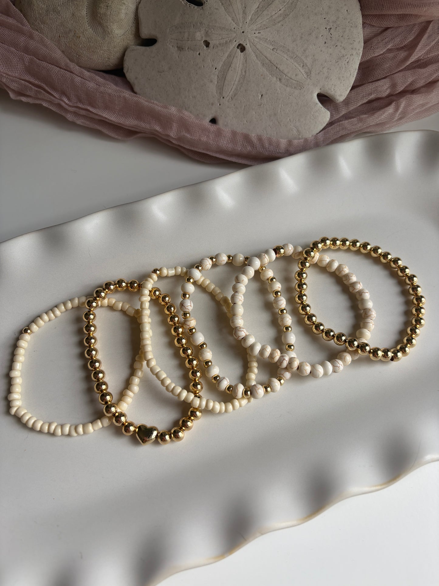 Set of 3 Neutral bracelets