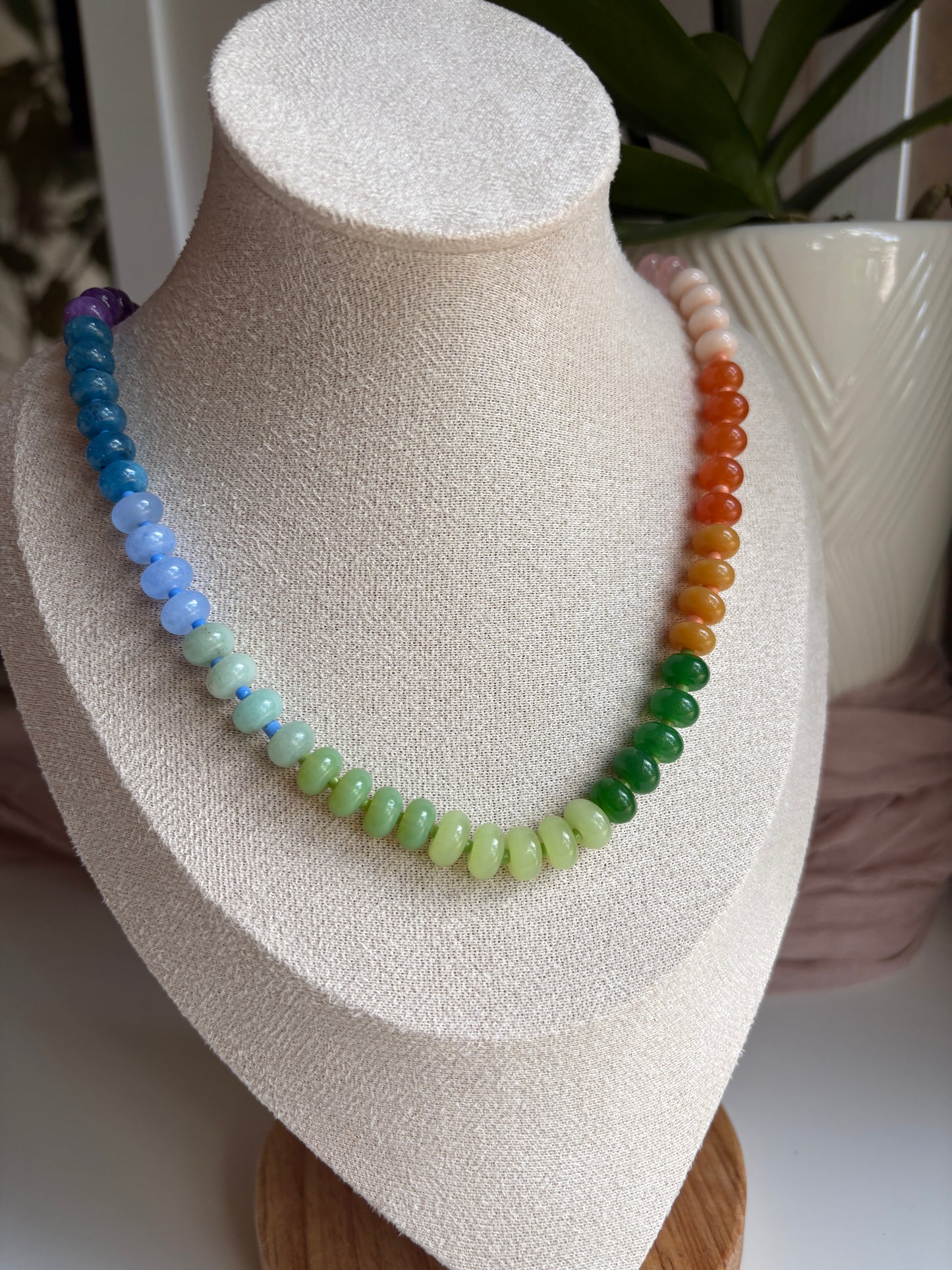 Rainbow Agate Necklace
