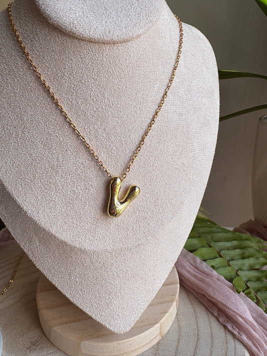 Bubble Letter Necklace