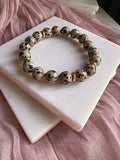 Dalmatian Jasper Beaded Bracelet