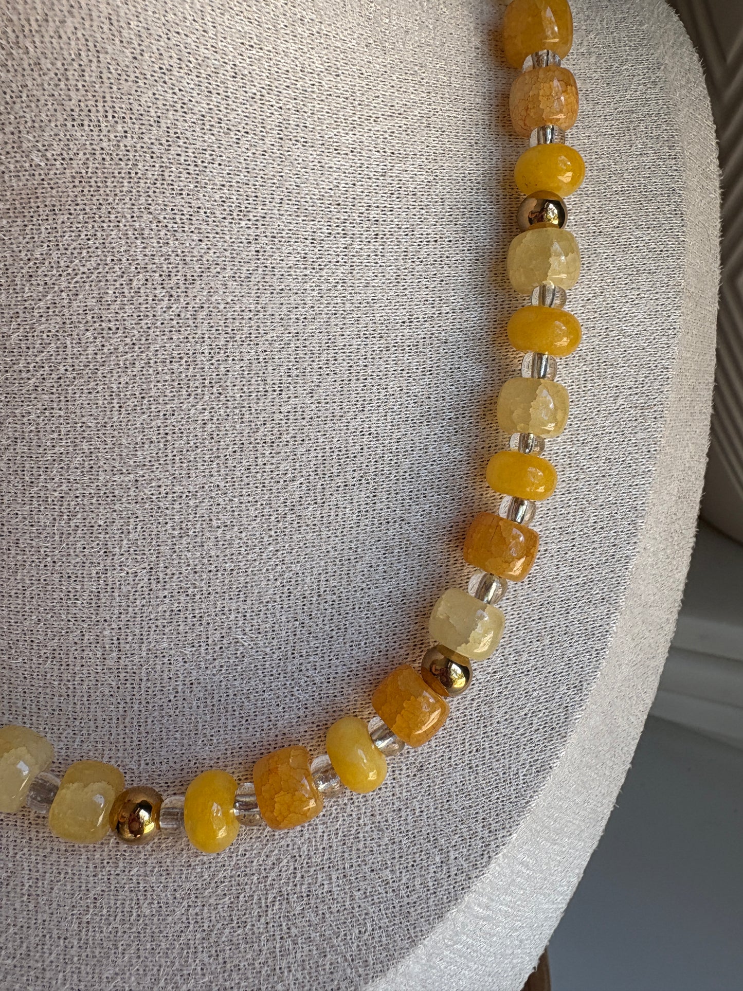 Sunshine Beaded Necklace