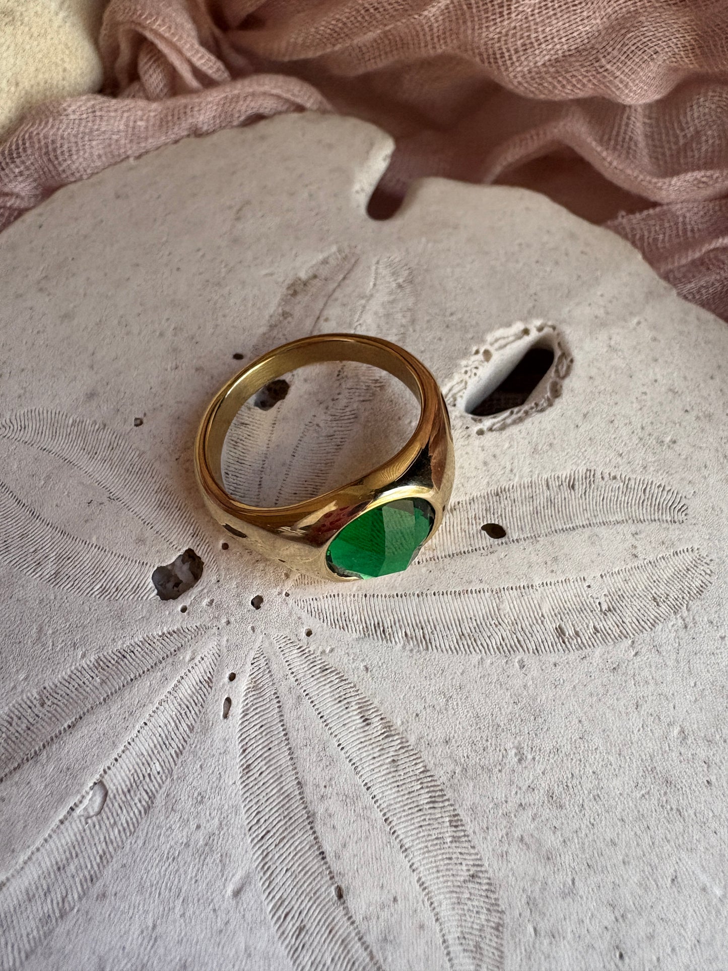Gemstone Signet Ring