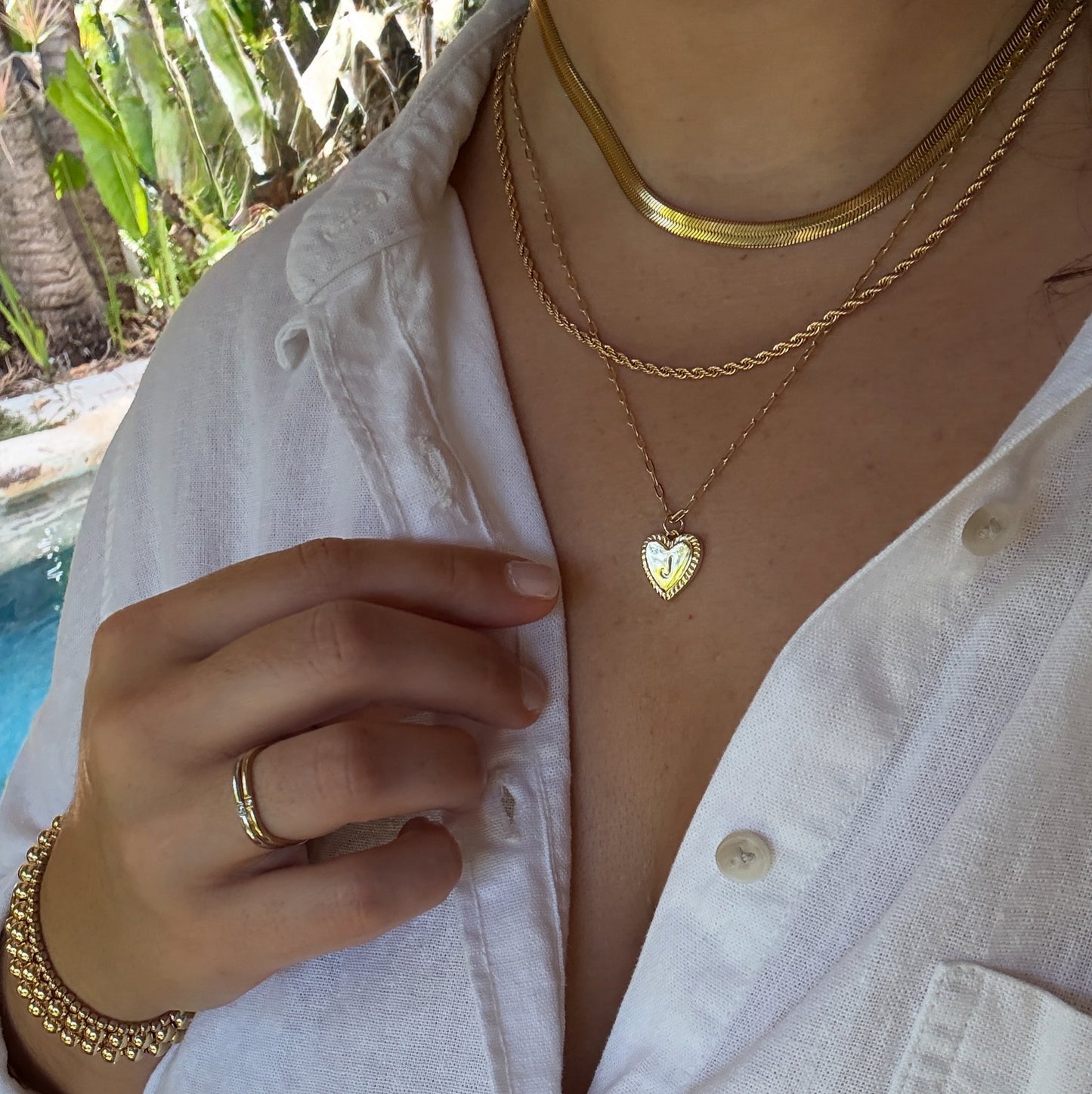 Dainty Square Stacking Ring