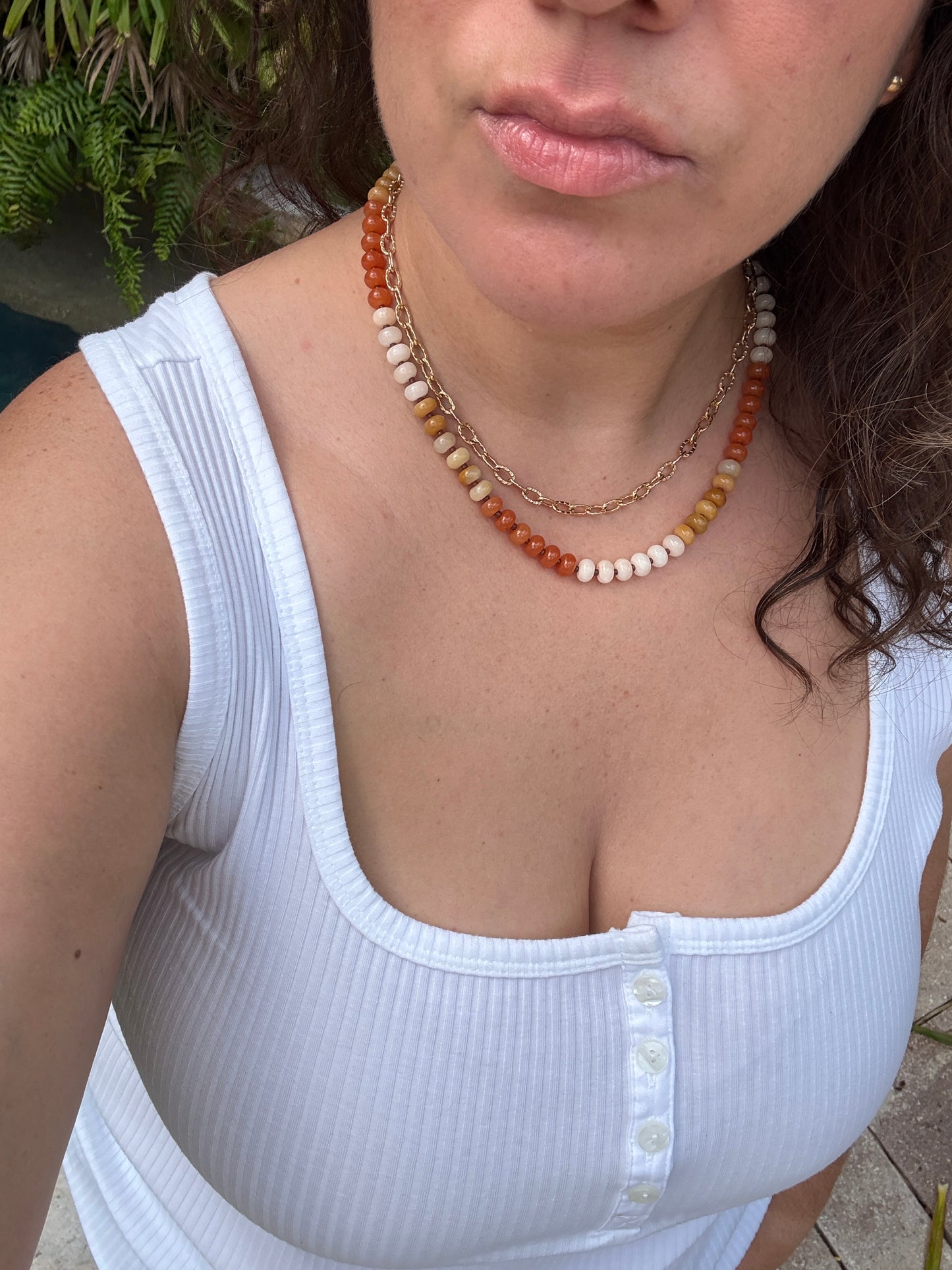 Hammered Oval Chain