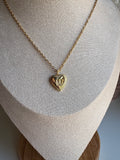 Heart Initial Pendant - Sky’s Gem Box
