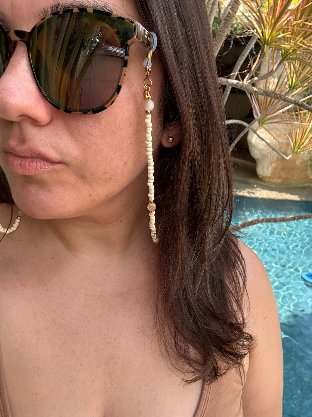 Glasses Chain - Neutrals - Sky’s Gem Box