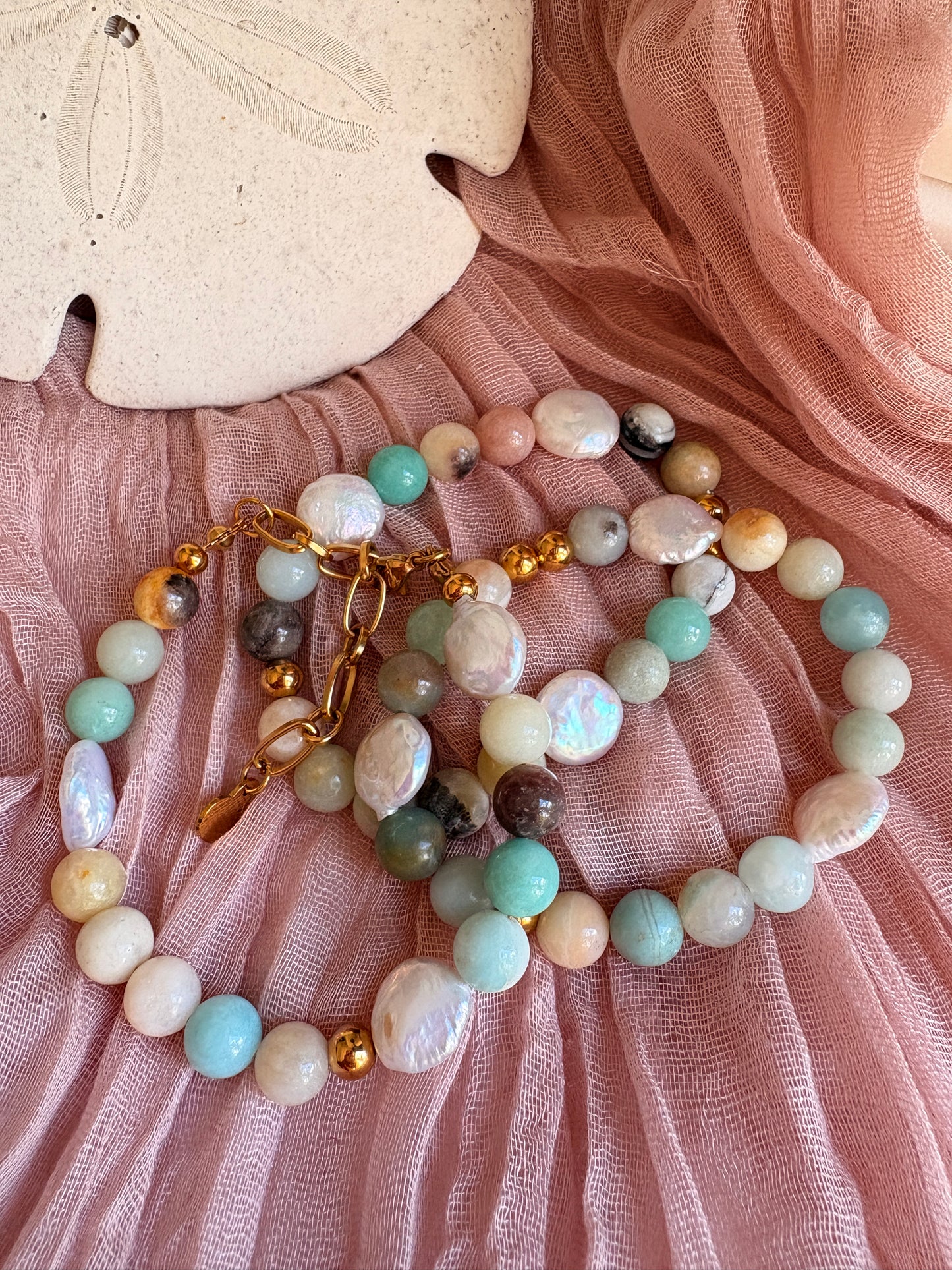 Sea Breeze Amazonite Bracelet Set