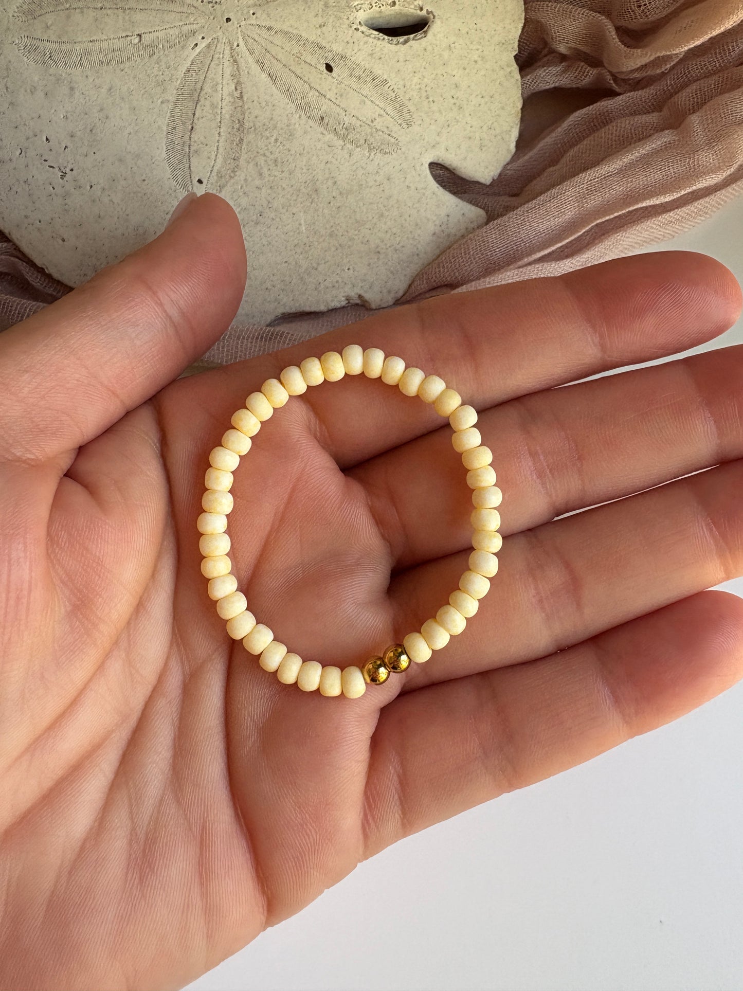 Kids- Matte Yellow Bracelet