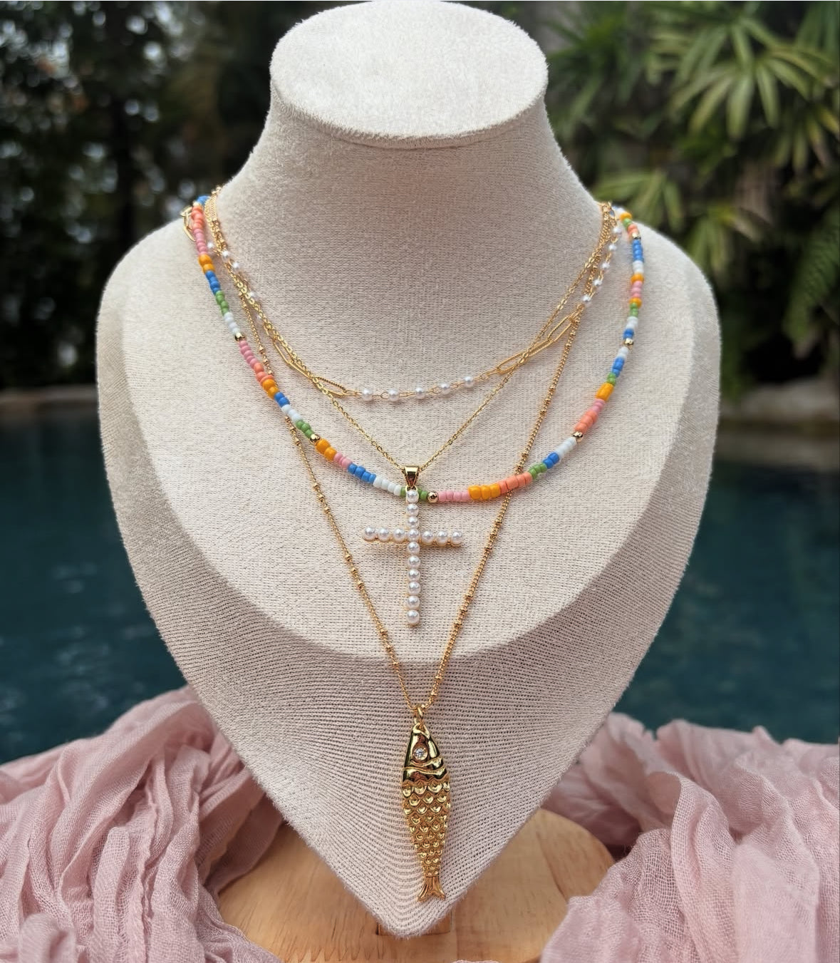 Dainty pearl Chain