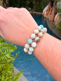 Sea Breeze 10mm Bracelet - Sky’s Gem Box