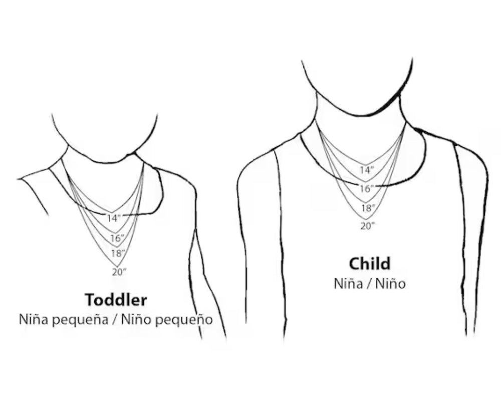 Toddler Heart Necklace - Sky’s Gem Box