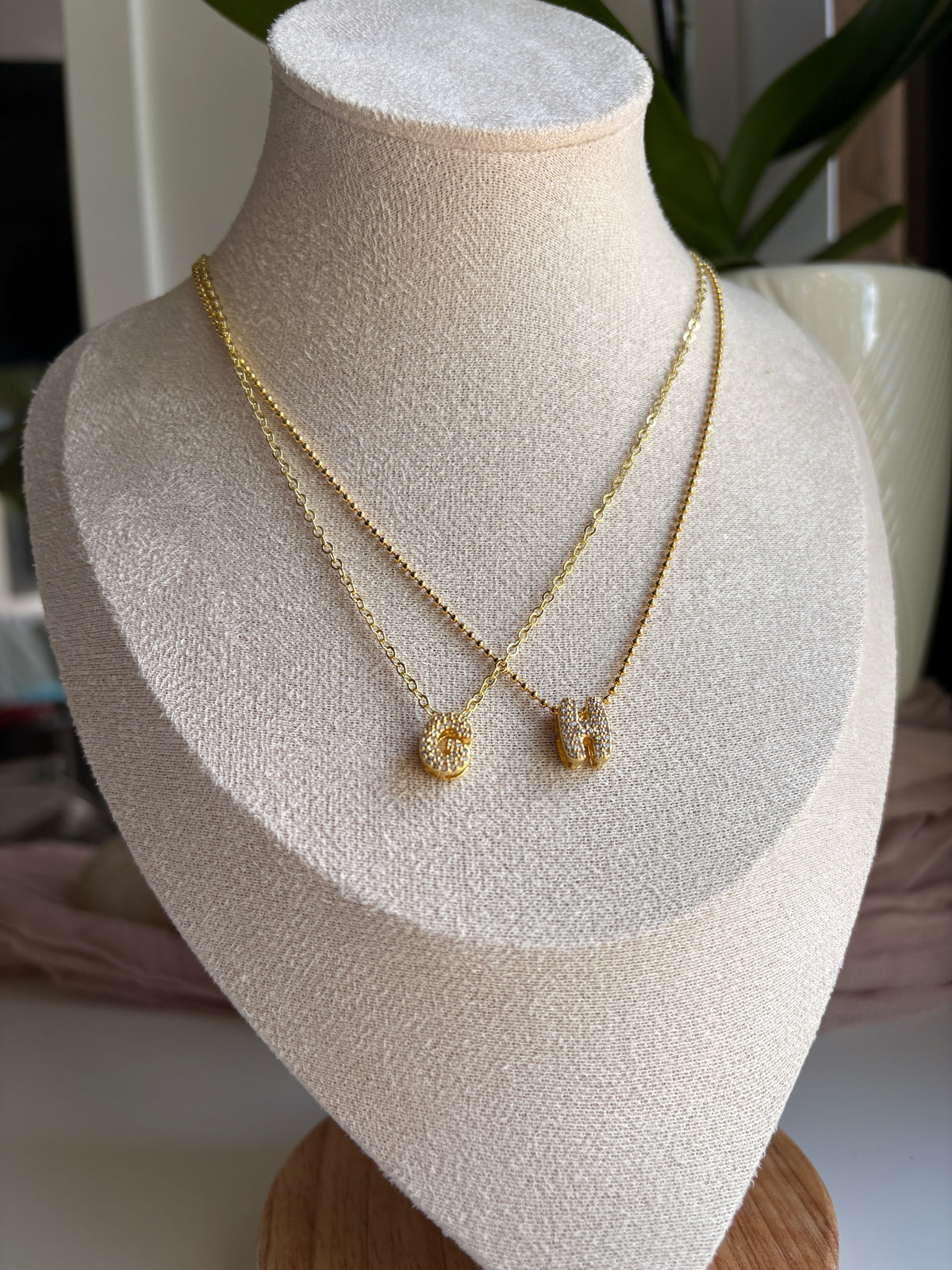 Mini Bubble Letter Initial - Sky’s Gem Box