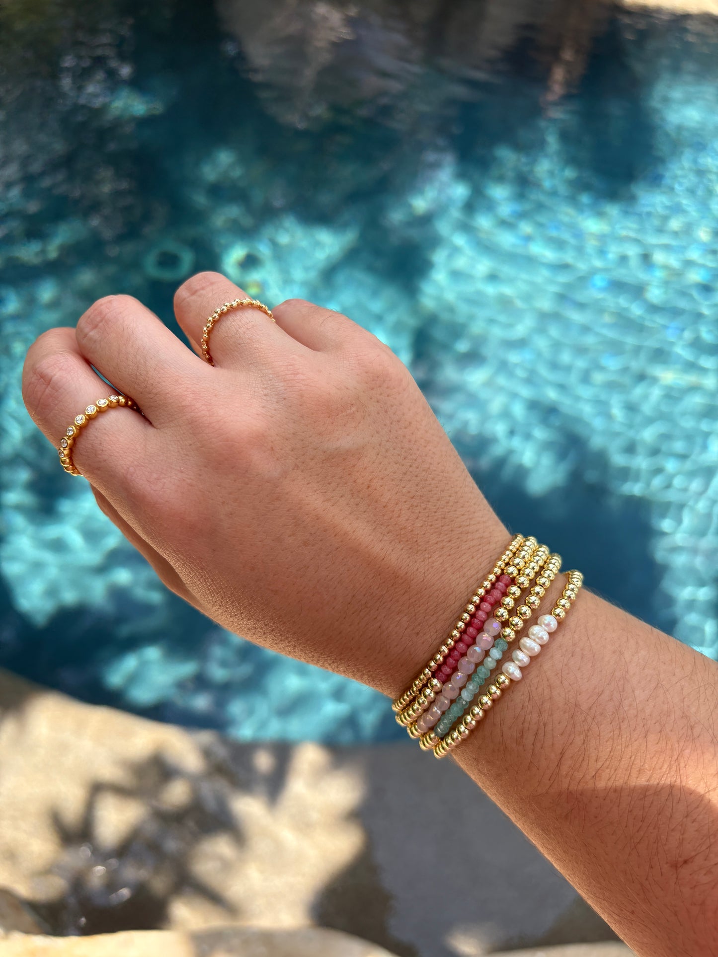Beaded Stacking Ring