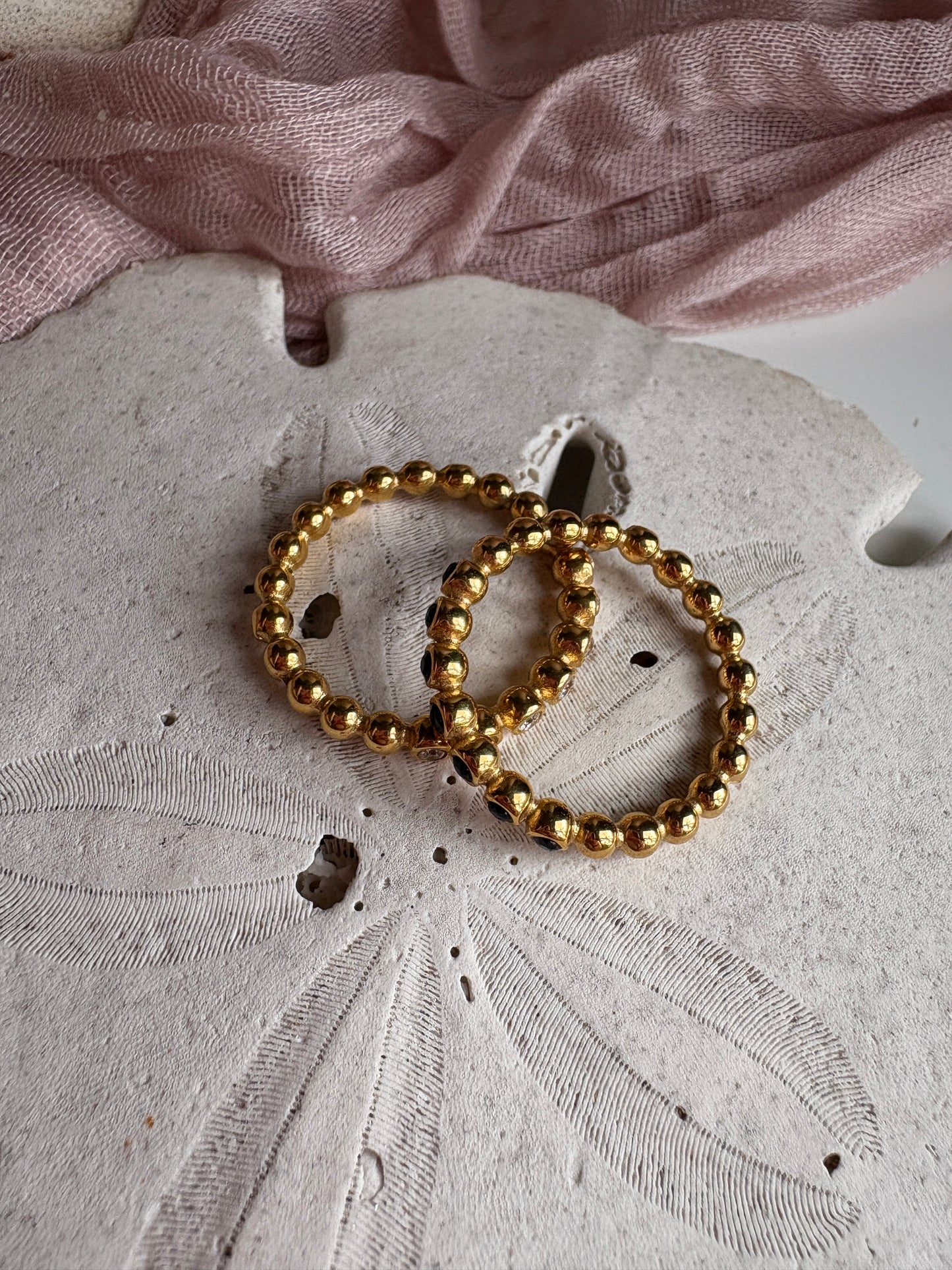 Beaded Stacking Ring