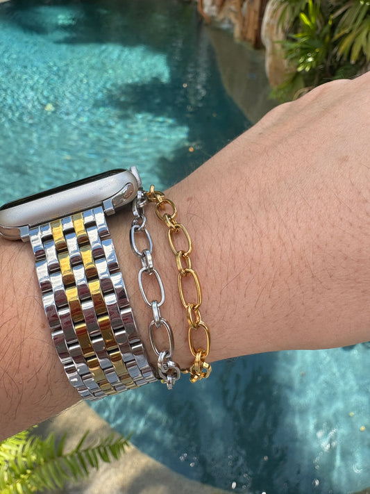 Chunky Paperclip Bracelet