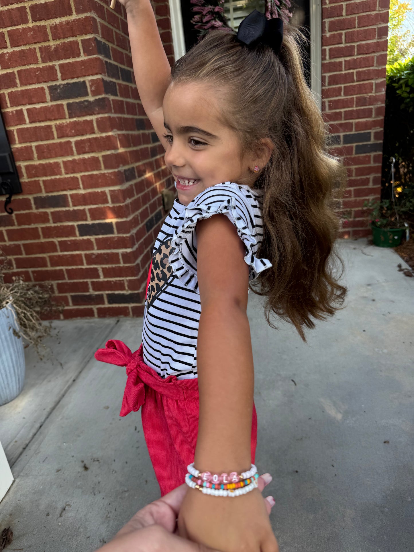 Kids- Pink on Pink Matte Name Bracelet