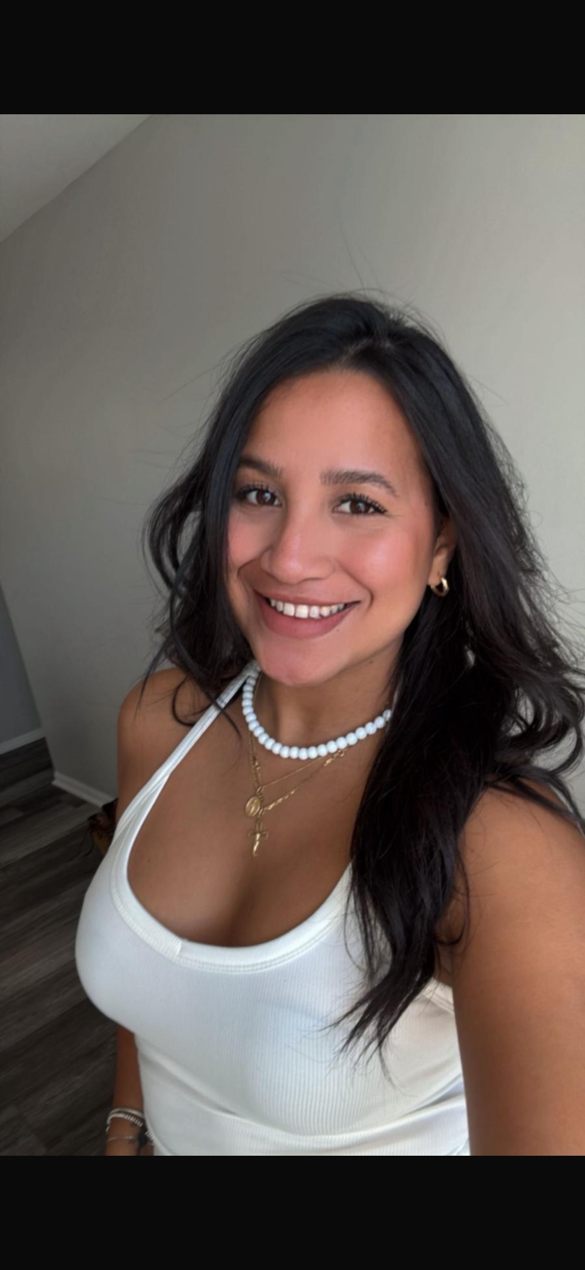 White Porcelain Beaded necklace