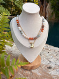 Fall Tones Agate Necklace - Sky’s Gem Box