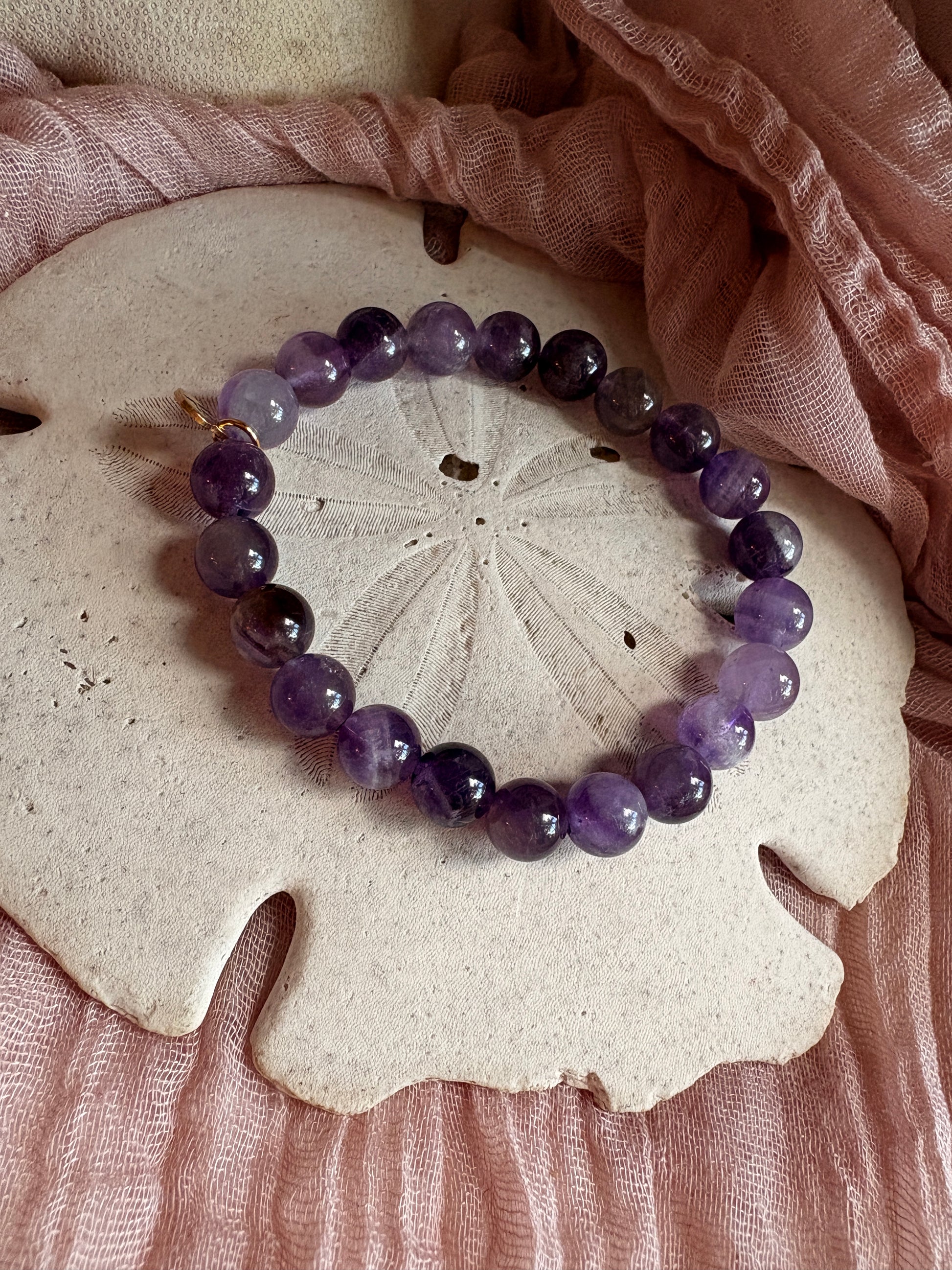 Purple Beaded Bracelet - Sky’s Gem Box