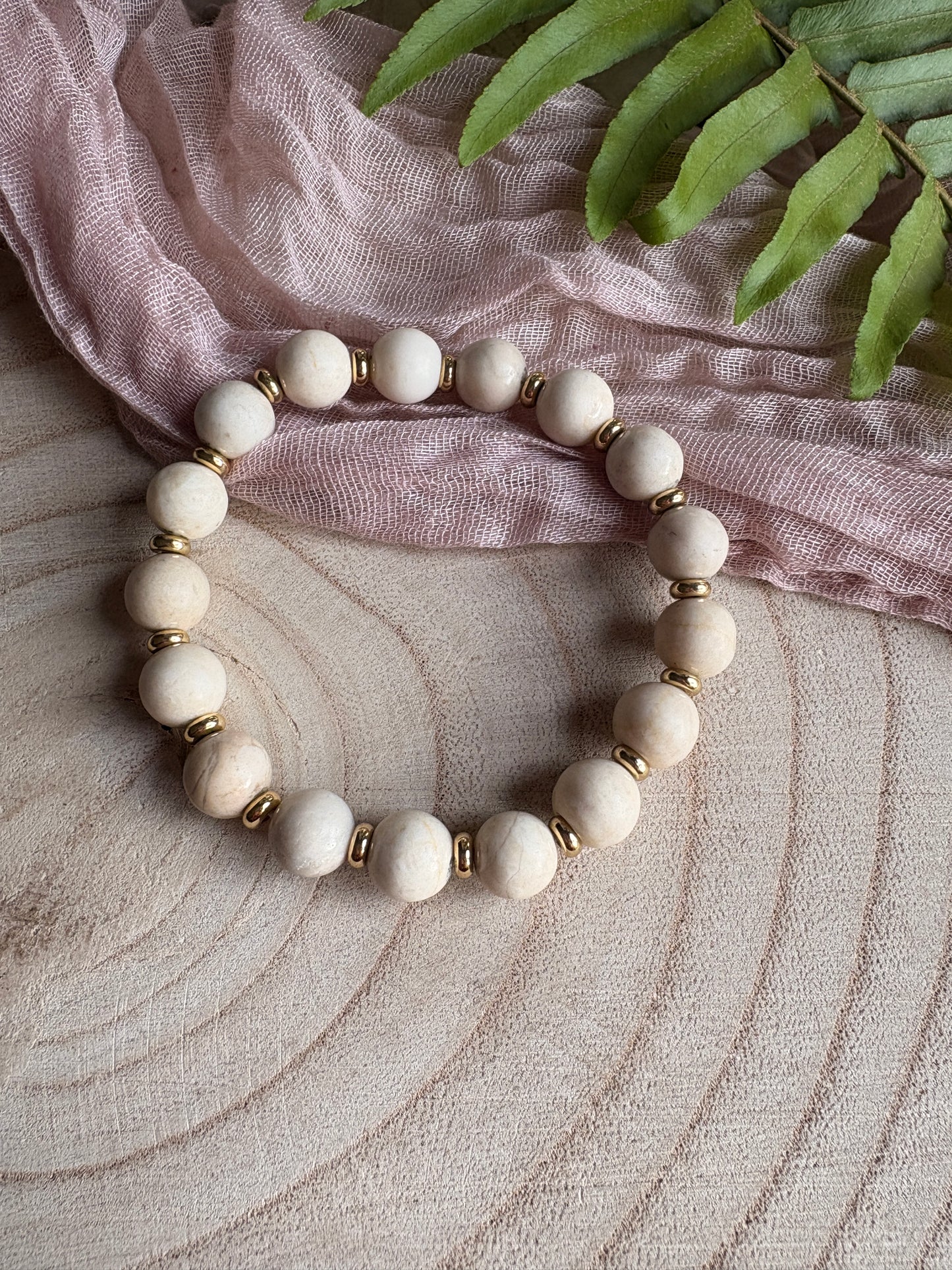 Fossil Jasper Bracelet