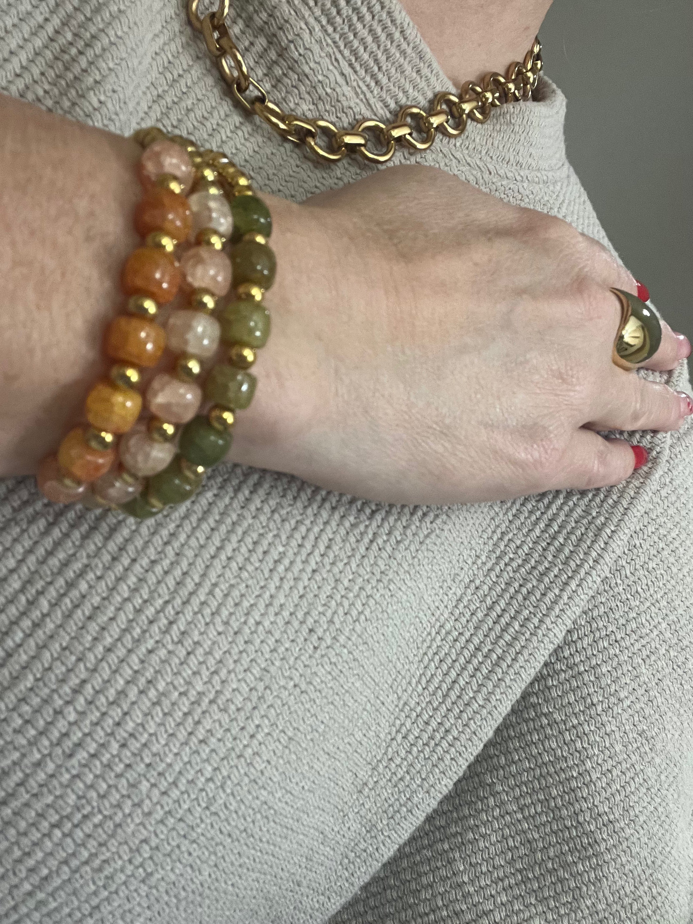 Chunky Circle Link Necklace