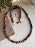 Long Picture Jasper & Soladite Necklace